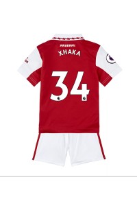 Fotbalové Dres Arsenal Granit Xhaka #34 Dětské Domácí Oblečení 2022-23 Krátký Rukáv (+ trenýrky)